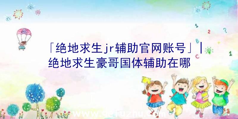 「绝地求生jr辅助官网账号」|绝地求生豪哥国体辅助在哪